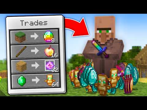 I Made Villagers OP in Minecraft...