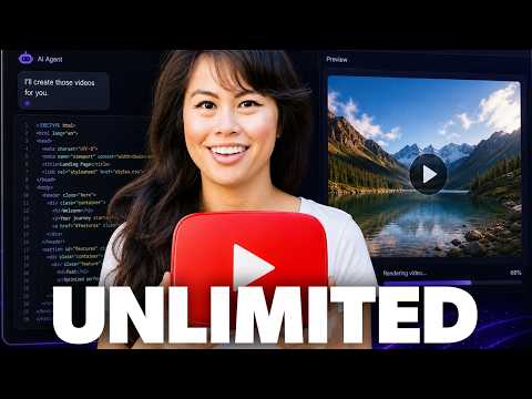 Thumbnail for AI Agent Makes Unlimited Free Videos (Hyperframes Tutorial)