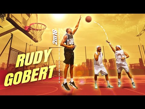 Juste 1 point contre une star de la NBA (Rudy Gobert, 2m16)