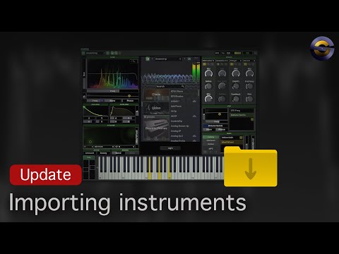 Importing instruments | Infinity Synth | Stagecraft Software