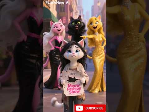 القطة الفقيرة التي صدمت أخواتها !💔😱 #قصة_مؤثرة #shortvideo #cartoon