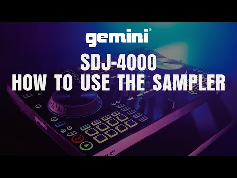 Gemini Sound SDJ-4000 Tutorial Series – Sampler