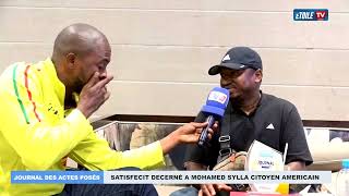 JOURNAL DES ACTES POSÉS   SATISFECIT DECERNÉ A MOHAMED SYLLA CITOYEN AMERICAIN