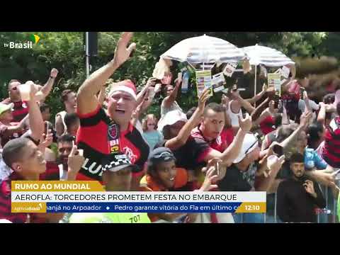 RJ | Flamengo parte para o Mundial de Clubes da Fifa em Marrocos