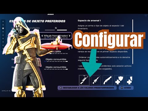 Cómo organizar las armas y botiquines en Fornite