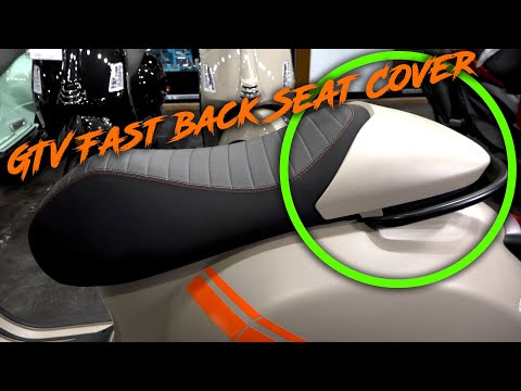 Install Painted Fast Back Seat Cover on a 2024 Vespa GTV 300