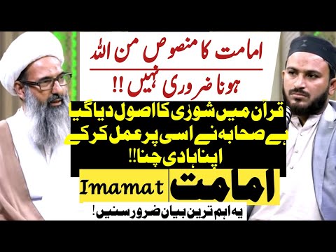Imam Sirf Allah Bana Sakta hai Ya log bhi Select kar sakte hain?| Allama Anwar Ali Najafi reply