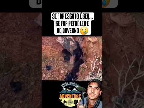 SORTE ENCONTRAR PETRÓLEO NO QUINTAL, AZAR SE FOR NO BRASIL! #curiosidades #dinheiro #tesouro #dicas