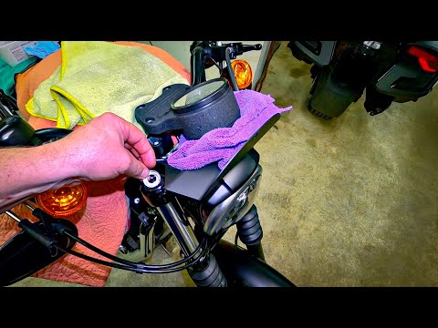 Harley Iron 883 Front Forks!! • Servicing & Sag Adjustment! | BikeRepairs