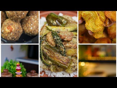 Durga Pujo Special Pure Veg Recipe Compilation #asmr