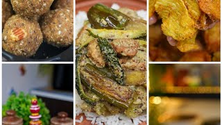 Durga Pujo Special Pure Veg Recipe Compilation #asmr