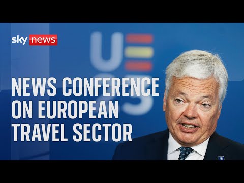 Watch live: European Commissioner for Justice hold press briefing on European travel sector