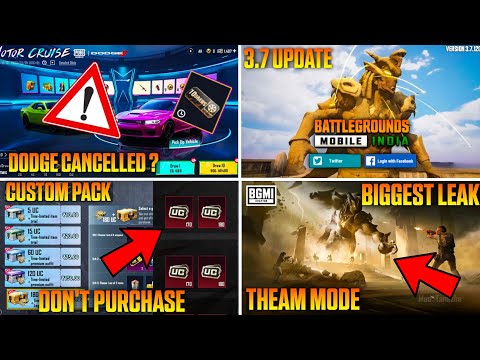 Bgmi Dodge Spin Cancelled ? 3.7 Update Event Mode is Here !