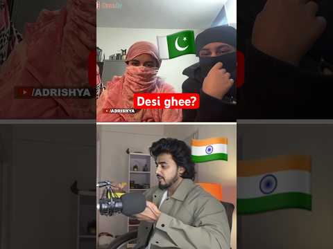 Pakistanio ko desi ghee hajam nhi hota 💀 | My wife from Pakistan || @Adrishyaa