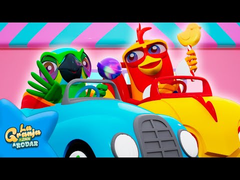 Paseando en auto 🚙 LA GRANJA DE ZENÓN A RODAR 🚗 Canciones Infantiles | El Reino Infantil