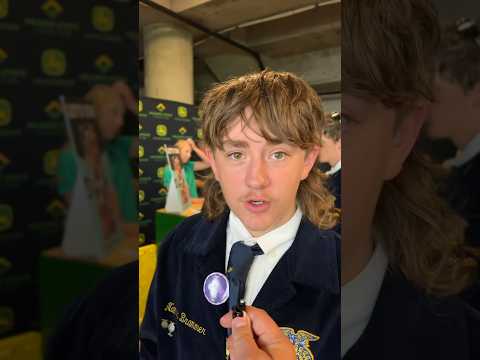 What’s your favorite tractor of all time? We ask Illinois FFA students 🚜 #johndeere #tractor