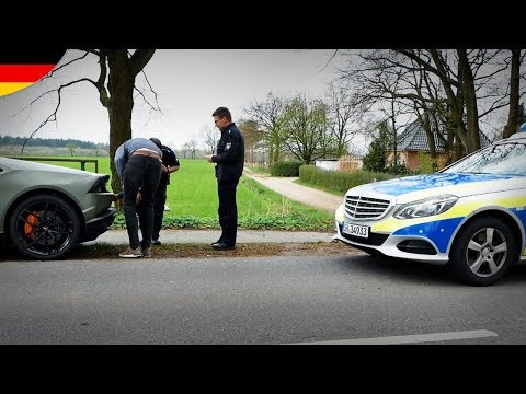 Ständig POLIZEI mit dem Lamborghini Huracán