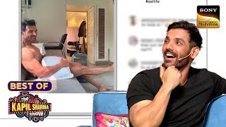 अपने Glass Door से किसके Lipstick Stains मिटा रहे हैं John Abraham? | Best Of The Kapil Sharma Show