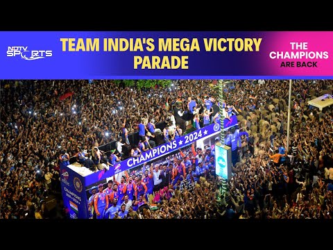 Team India Victory Parade | Massive Crowd At Marine Drive Ahead Of Team India's Victory Parade