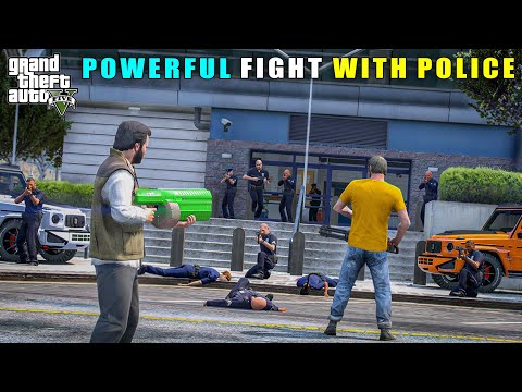 Trevor Attack On Police Station | Gta V Gameplay