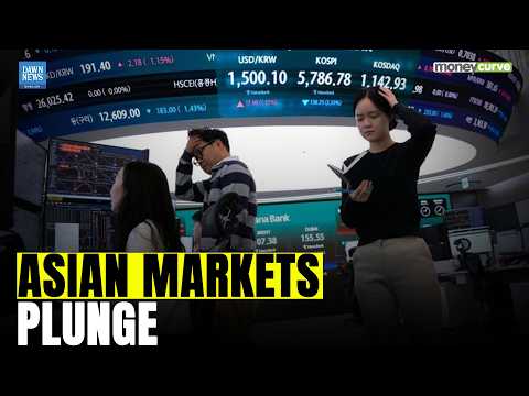 YouTube video thumbnail: Asian Markets Plunge as US-Israel War On Iran Escalates