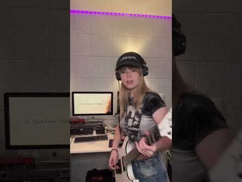 Stop scrolling and check out this riff #metal #altmetal #femaleguitarist #girlguitarist #metalhead