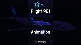 Plane Accidents Animation vs Real Life 6 #airdisasters #shorts