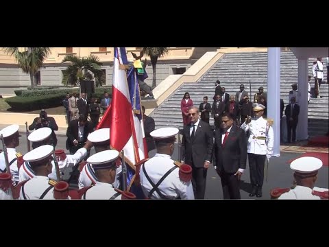 EN VIVO El presidente Abinader recibe a su homólogo de Surinam