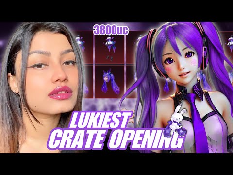 🔥ONLY 3800 UC LUCKY SPIN CRATE OPENING🔥FaceMe Gaming