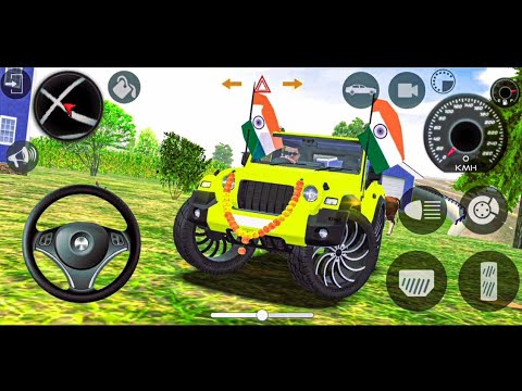 Modified Mahindra Thar😈Games:Indian Yellow Thar (Gadi Wala Games) Car Game Android Game - #2025