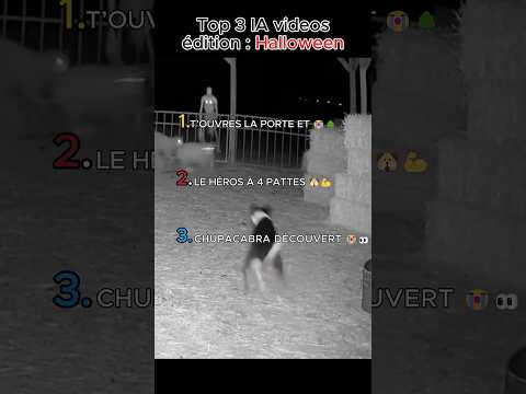 💀 Top 3 scènes flippantes captées par hasard 😱 #ia #sora2  #pourtoi #creepy #horreur