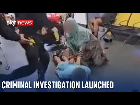 Police officer who kicked man in head under criminal investigation