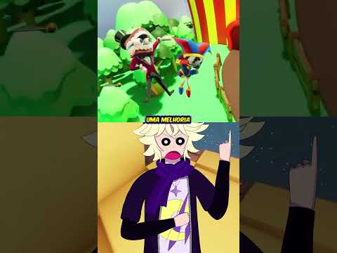 Os Olhos Pequenininhos Da Pomni Ficaram Gigantescos Nos Últimos Episódios de Digital Circus #shorts