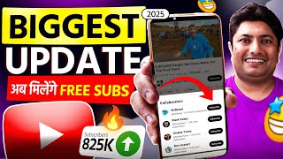 BIGGEST YouTube Update 2025 | अब मिलेंगे FREE Subscribers 🔥