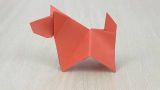 How to Make a Paper Dog - Origami Dog instructions