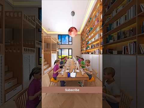 Mummy Papa Built A Luxury Bedroom For 12 Children #shortsvideo