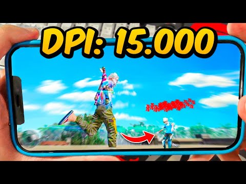 Probé la Nueva Sensibilidad 200 con DPI al Maximo en Free Fire... (bizarro)