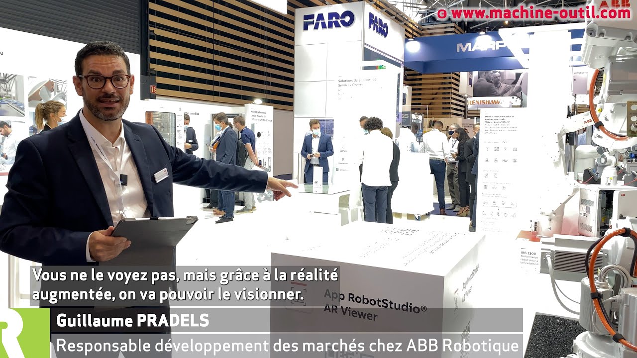 Application de réalité augmentée pour robots ABB avec smartphone ou tablette