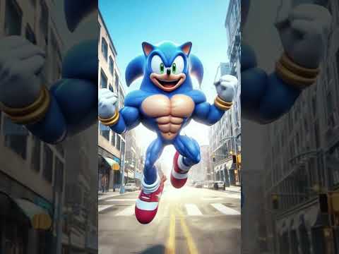 MUSCULAR SONIC NEEDS TO GET REVENGE ON HIS EX-GIRLFRIEND #ai #sonic #shorts #toon