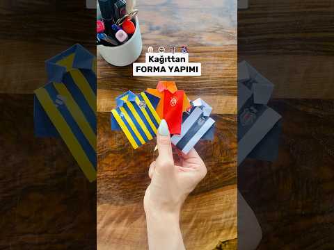 Kağıttan Forma Yapımı! ⚽️ #diy #paper #football