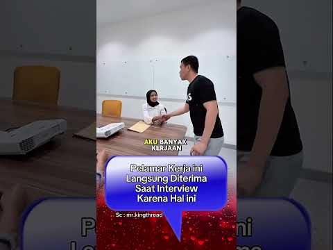 BERKAHNYA BERBUAT BAIK MESKI TERLIHAT BIASA..DI TERIMANYA WANITA PELAMAR KERJA KARNA BERAKHLAK MULIA