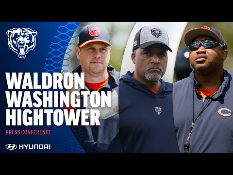 Waldron, Washington, Hightower talk rookie minicamp | Chicago Bears video clip