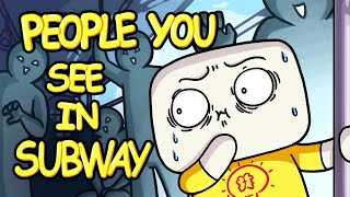 Riding the Subway: The Most Unusual People I've Seen! (Animation)