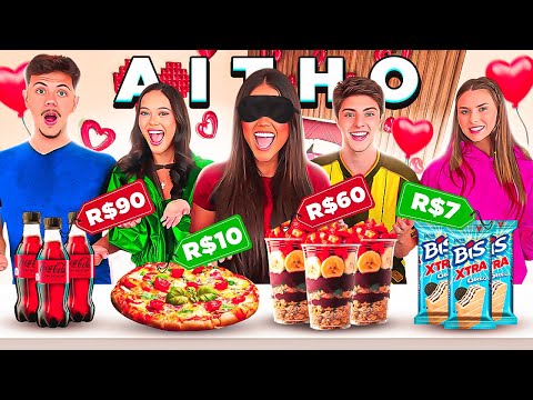 TODA COMIDA DE AITHO QUE VOCÊ COMER EU VOU PAGAR!!! ÀS CEGAS