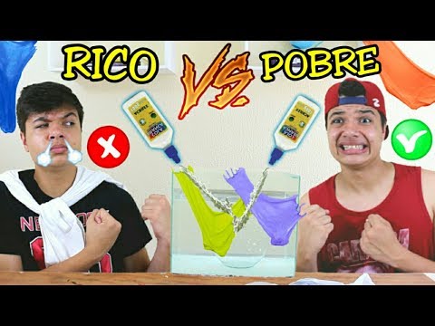 RICO VS POBRE NA ESCOLA #17 - AMOEBA/SLIME DEBAIXO D'ÁGUA !!!