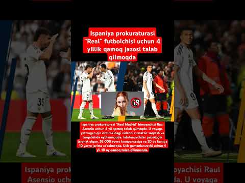 Real Madrid futbolchisi qamaladi❗️#live #shorts #realmadrid