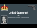Limited Government and Constitutional Principles