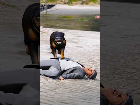GTA V : Dogs teach us love in its purest form Part - 4 🥺❤️ | #shorts