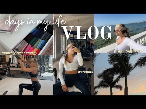VLOG: *mini monthly reset*, very exciting news, target bikini haul + grwm country concert!