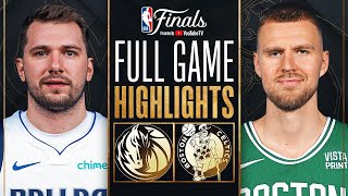 Dallas Mavericks vs. Boston Celtics FULL GAME 1 Highlights | June 6, 2024 NBA Finals